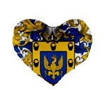 Soto Coat of Arm Standard 16  Premium Heart Shape Cushions