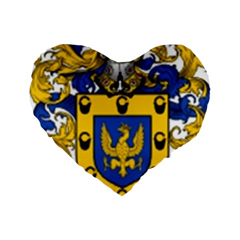 Soto Coat of Arm Standard 16  Premium Flano Heart Shape Cushions from ArtsNow.com Front