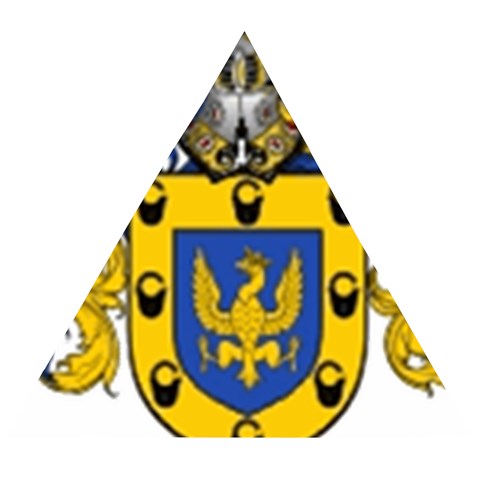 Soto Coat of Arm Wooden Puzzle Triangle from ArtsNow.com Front