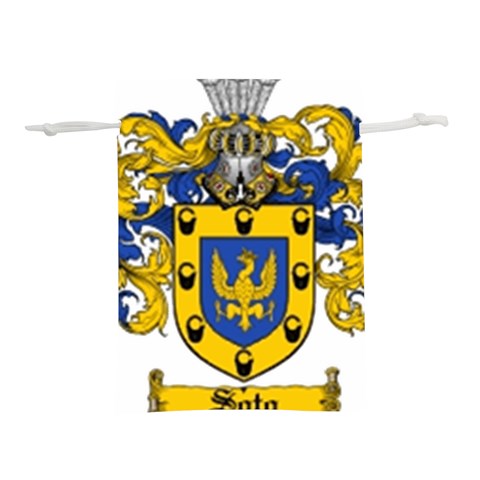 Soto Coat of Arm Lightweight Drawstring Pouch (L) from ArtsNow.com Front
