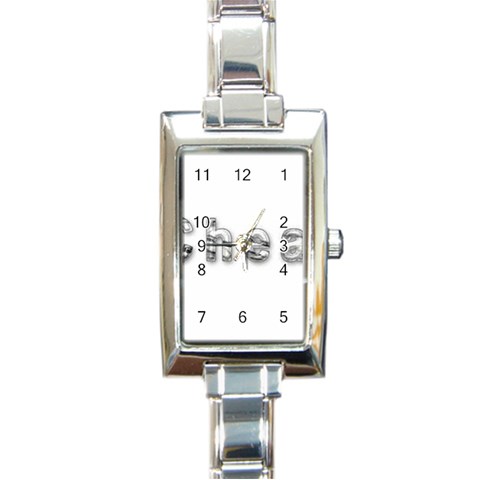 2 dirtcheap index Rectangular Italian Charm Watch from ArtsNow.com Front
