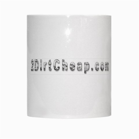 2 dirtcheap index White Mug from ArtsNow.com Center