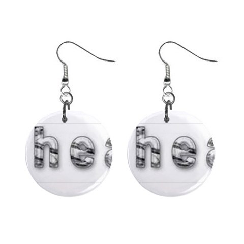 2 dirtcheap index 1  Button Earrings from ArtsNow.com Front