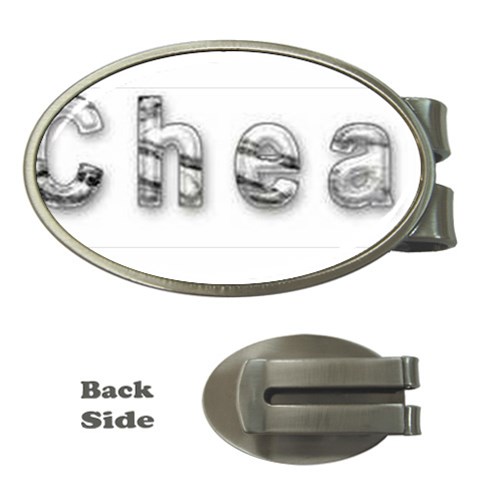 2 dirtcheap index Money Clip (Oval) from ArtsNow.com Front