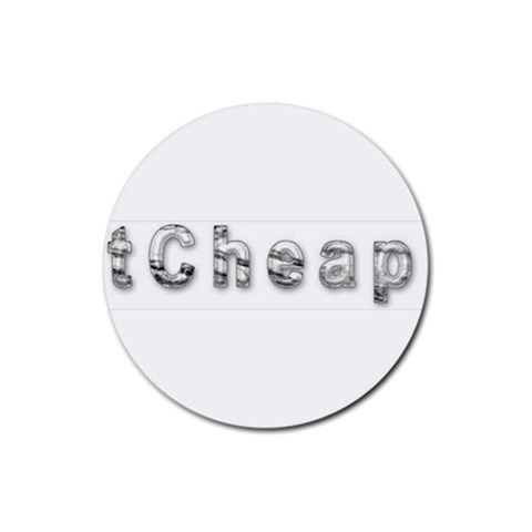 2 dirtcheap index Rubber Coaster (Round) from ArtsNow.com Front