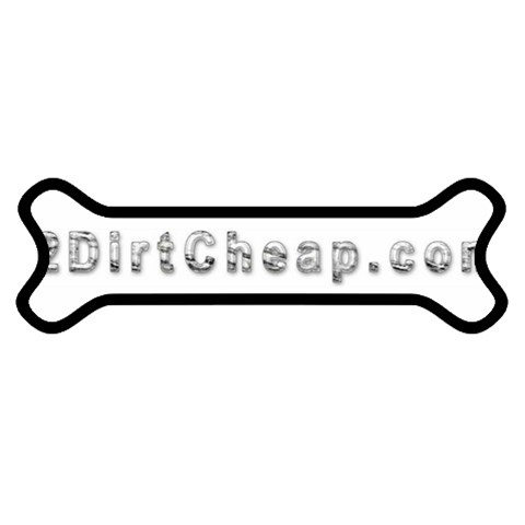 2 dirtcheap index Magnet (Dog Bone) from ArtsNow.com Front