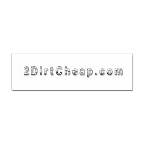 2 dirtcheap index Sticker Bumper (10 pack) from ArtsNow.com Front