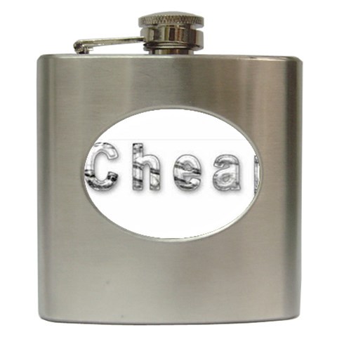 2 dirtcheap index Hip Flask (6 oz) from ArtsNow.com Front