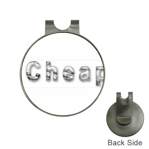 2 dirtcheap index Golf Ball Marker Hat Clip from ArtsNow.com Front