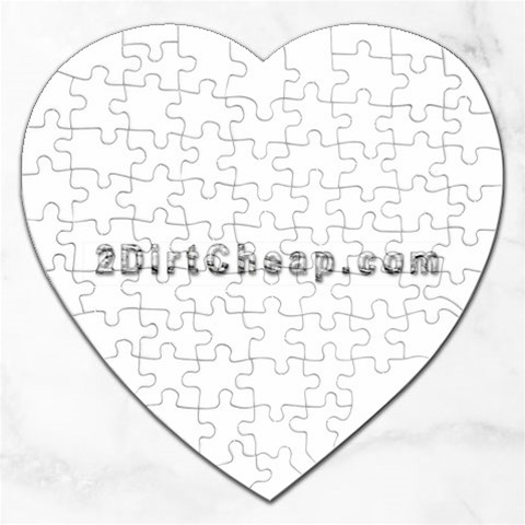 2 dirtcheap index Jigsaw Puzzle (Heart) from ArtsNow.com Front