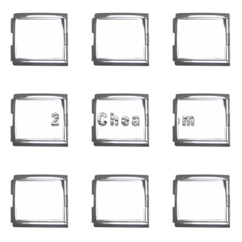 2 dirtcheap index Mega Link Italian Charm (9 pack) from ArtsNow.com Front