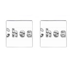 2 dirtcheap index Cufflinks (Square)