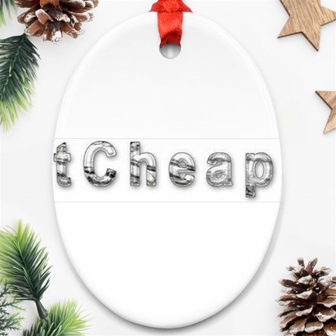 2 dirtcheap index Oval Ornament (Two Sides) from ArtsNow.com Front