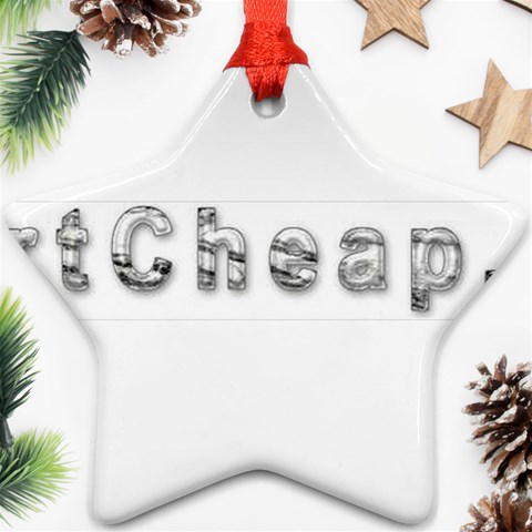 2 dirtcheap index Star Ornament (Two Sides) from ArtsNow.com Front
