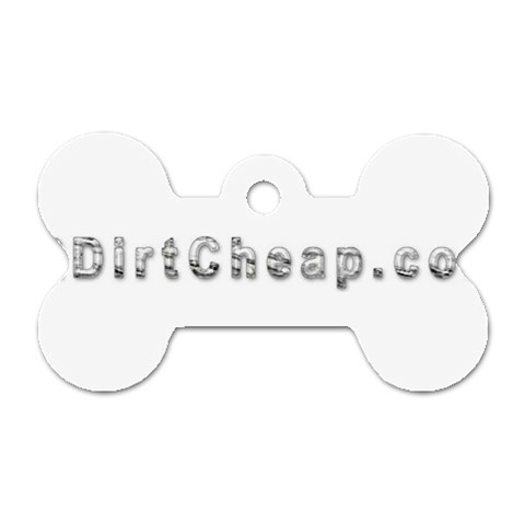 2 dirtcheap index Dog Tag Bone (Two Sides) from ArtsNow.com Front