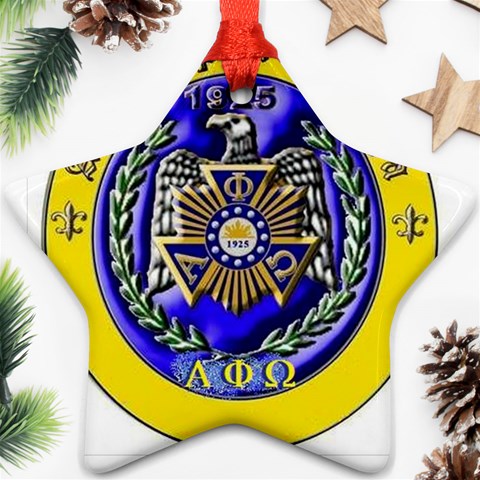aphi que apo Ornament (Star) from ArtsNow.com Front