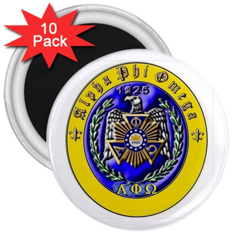 aphi que apo 3  Magnet (10 pack) from ArtsNow.com Front