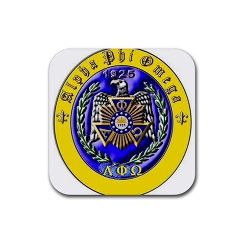 aphi que apo Rubber Coaster (Square) from ArtsNow.com Front
