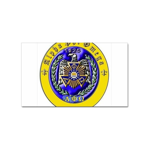 aphi que apo Sticker (Rectangular) from ArtsNow.com Front