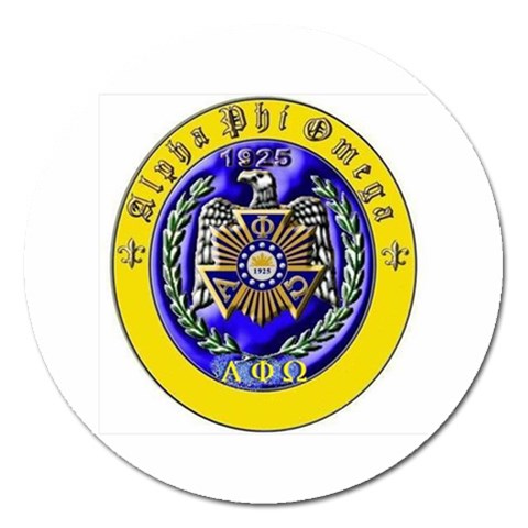 aphi que apo Magnet 5  (Round) from ArtsNow.com Front