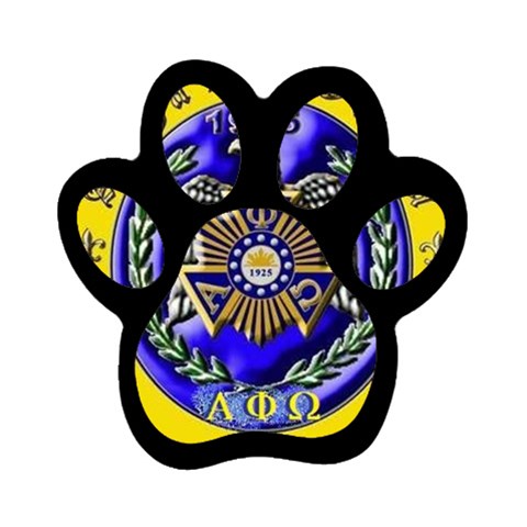 aphi que apo Magnet (Paw Print) from ArtsNow.com Front
