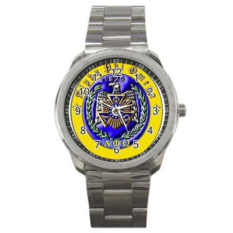 aphi que apo Sport Metal Watch from ArtsNow.com Front
