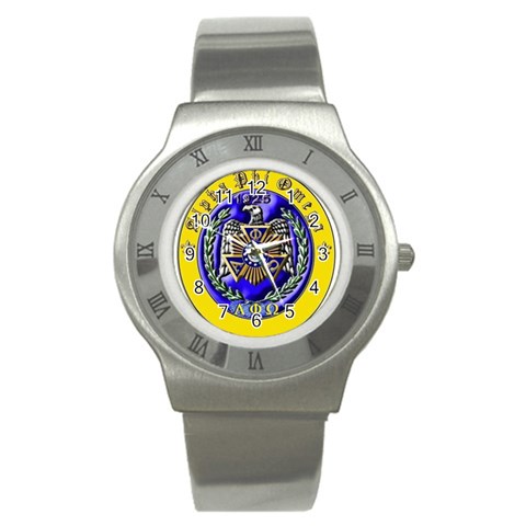 aphi que apo Stainless Steel Watch from ArtsNow.com Front
