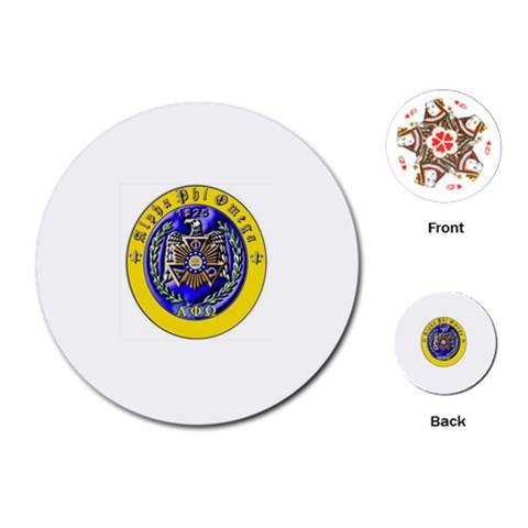 aphi que apo Playing Cards (Round) from ArtsNow.com Front