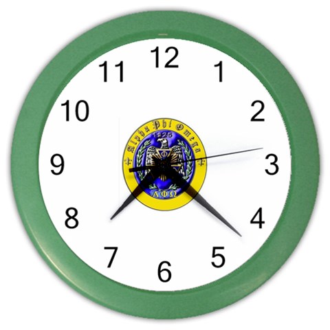 aphi que apo Color Wall Clock from ArtsNow.com Front