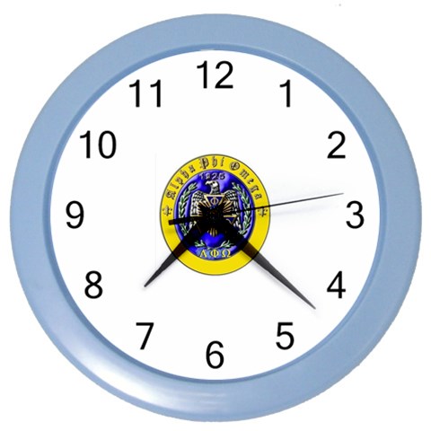 aphi que apo Color Wall Clock from ArtsNow.com Front