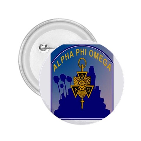 a phi que 2.25  Button from ArtsNow.com Front