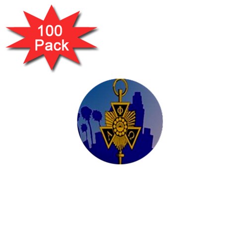 a phi que 1  Mini Button (100 pack)  from ArtsNow.com Front