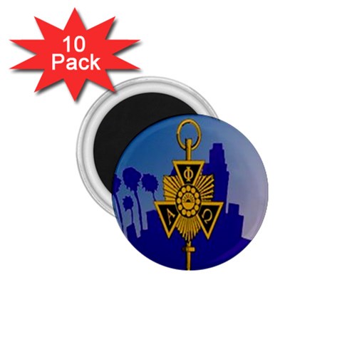 a phi que 1.75  Magnet (10 pack)  from ArtsNow.com Front