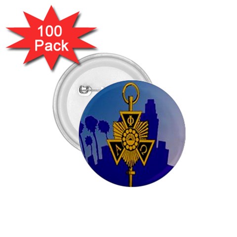 a phi que 1.75  Button (100 pack)  from ArtsNow.com Front