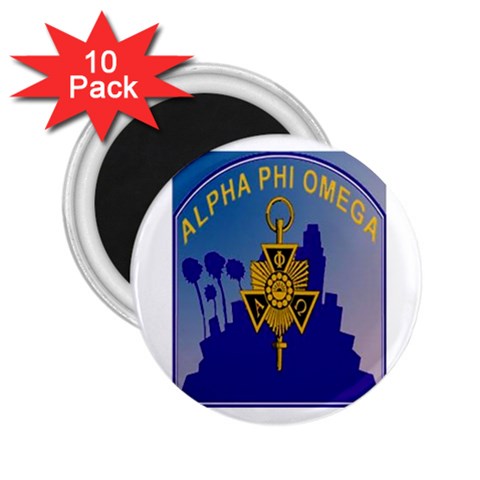 a phi que 2.25  Magnet (10 pack) from ArtsNow.com Front