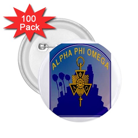 a phi que 2.25  Button (100 pack) from ArtsNow.com Front