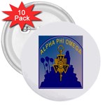 a phi que 3  Button (10 pack)