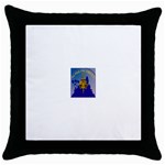 a phi que Throw Pillow Case (Black)