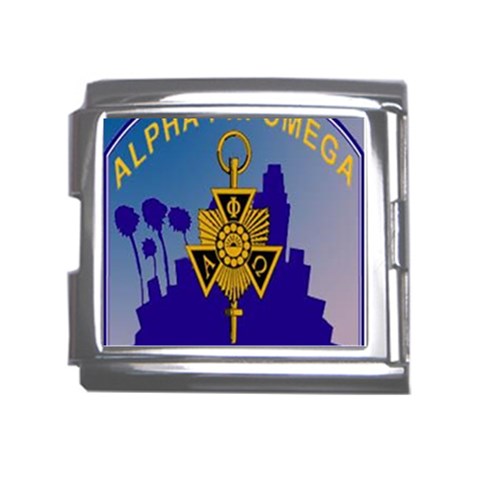 a phi que Mega Link Italian Charm (18mm) from ArtsNow.com Front