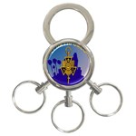 a phi que 3-Ring Key Chain