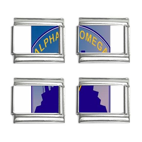 a phi que 9mm Italian Charm (4 pack) from ArtsNow.com Front