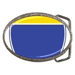 BLUE GOLD INTERSTATE lg Belt Buckle