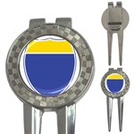 BLUE GOLD INTERSTATE lg 3-in-1 Golf Divot