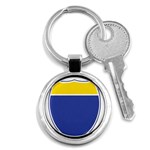 BLUE GOLD INTERSTATE lg Key Chain (Round)