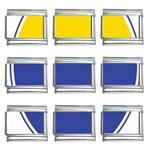 BLUE GOLD INTERSTATE lg 9mm Italian Charm (9 pack)