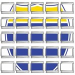 BLUE GOLD INTERSTATE lg 9mm Italian Charm (25 pack)