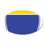 BLUE GOLD INTERSTATE lg Magnet (Oval)