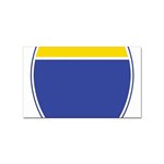 BLUE GOLD INTERSTATE lg Sticker Rectangular (100 pack)