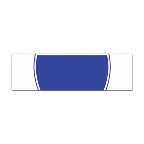 BLUE GOLD INTERSTATE lg Sticker Bumper (10 pack) from ArtsNow.com Front