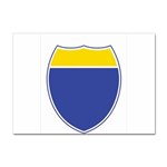 BLUE GOLD INTERSTATE lg Sticker A4 (10 pack)